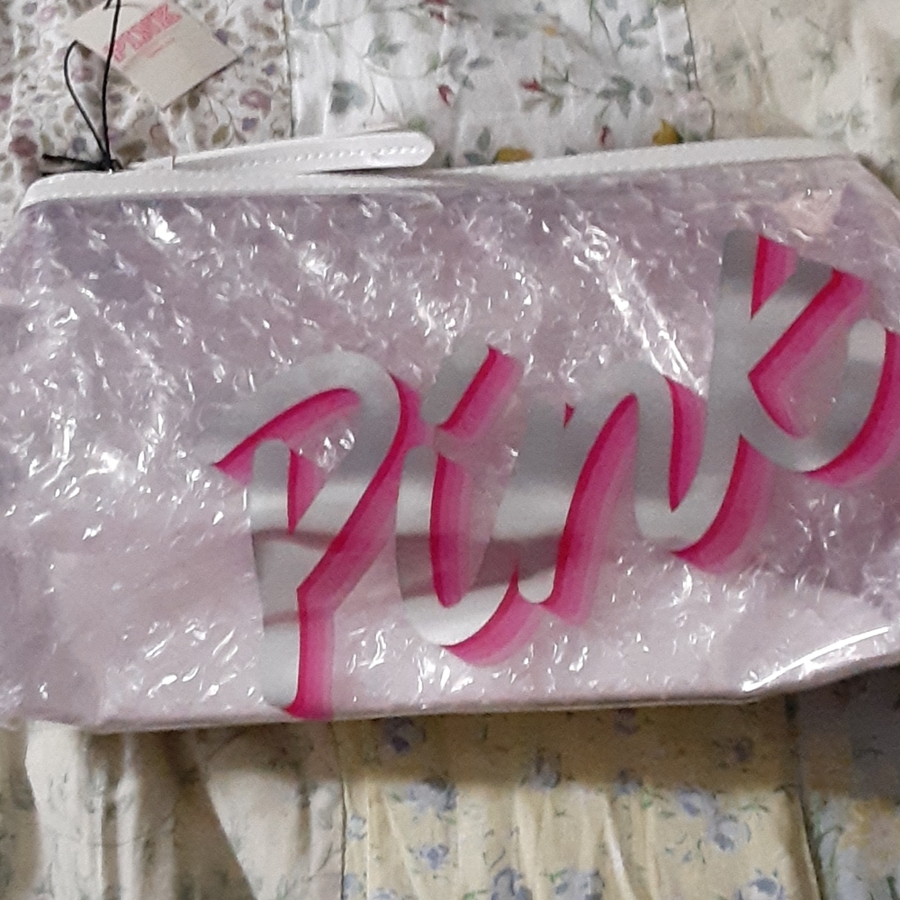 Pink make up bag